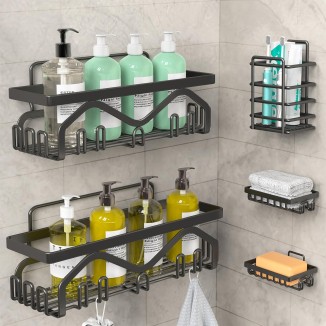 Shower Caddy, Shower Shelves [5-Pack], Adhesive Shower Organizer