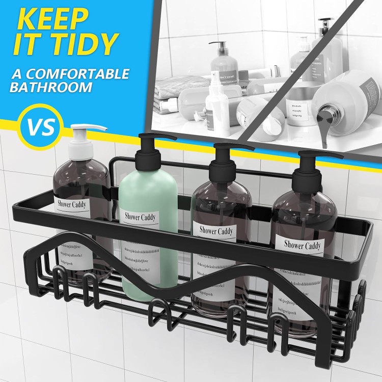 Shower Caddy, Shower Shelves [5-Pack], Adhesive Shower Organizer