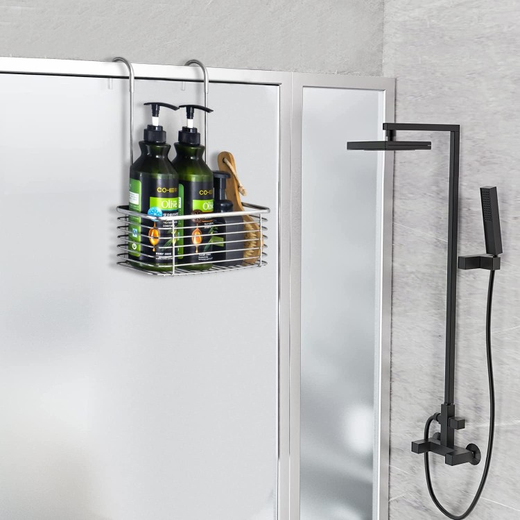 hanging shower rack, bathroom storage rack, shampoo bracket