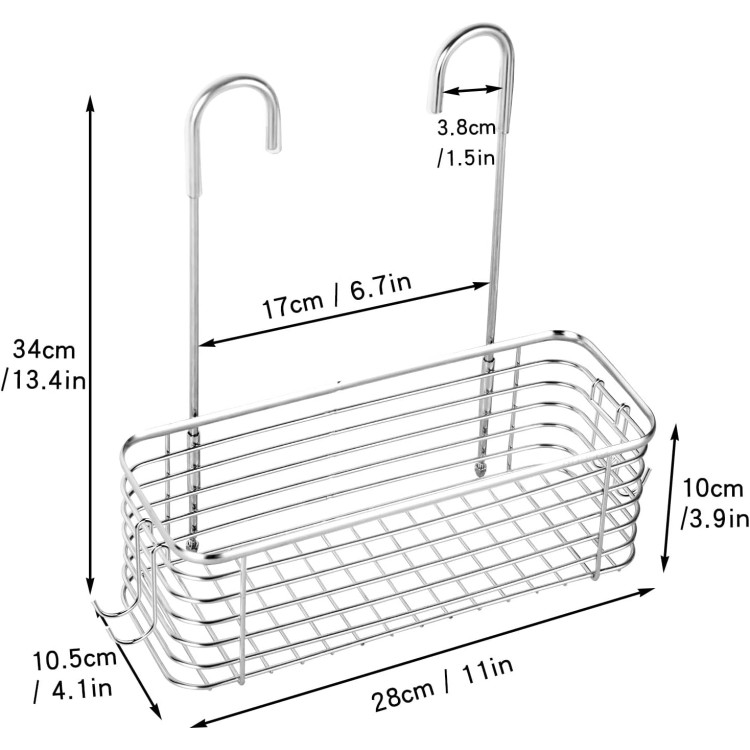 hanging shower rack, bathroom storage rack, shampoo bracket