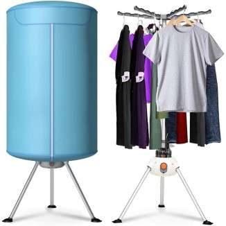 COSTWAY Portable Clothes Dryer, Ventless Laundry Dryer, Hot Drying Machine with Heater for Home & Dorms