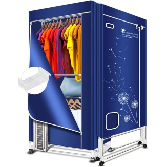 Clothes Dryer, 35LB Capacity-67Inch Portable Dryer, 1600W-3 Tier Foldable Clothes Dryer Rack, Energy Saving Portable Dryer for Apartment, Indoor, Travel, RV