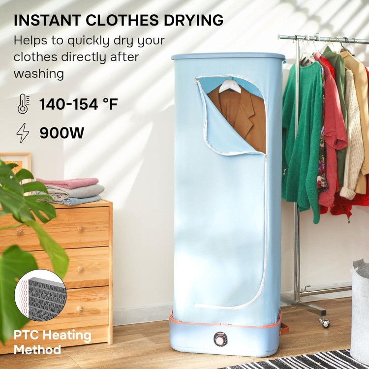 Portable Dryer - Portable Clothes Dryer after Washing - Portable Foldable Dryer Machine for Apartments and Home - Mini Travel Clothes Dryer Machine