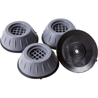 LeLehome Anti Vibration Pads for Washing Machine - 4PCS Washer Dryer Pedestal Rubber Stabilizer Mat Foot Support Protects Noise Reduction