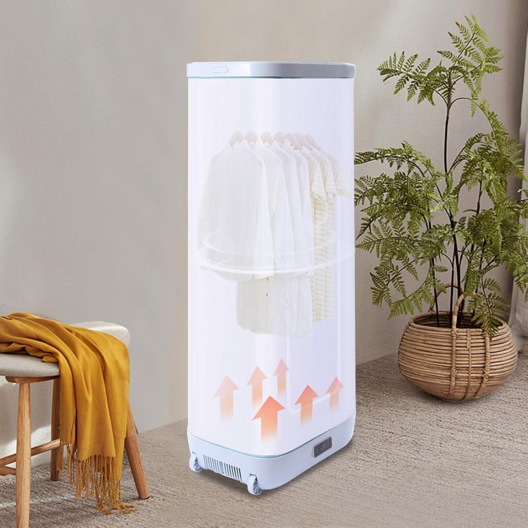 330L Portable Clothes Dryer，Portable Mini Clothes Dryer with Dryer Bag Cloth Cover Two Heating Mode Time Setting Function for apartments dormitories and travel