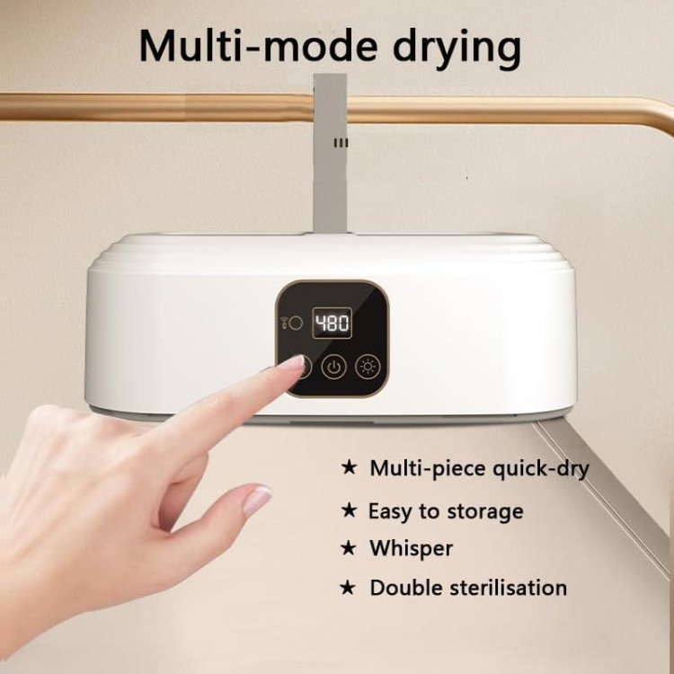 Portable Dryer-Foldable Dryer-With Remote Control Mini Dryer- Great For Travel, RV, Home, Apartment-Electric Dryers Fast And Efficient Drying And Easy To Use And Store