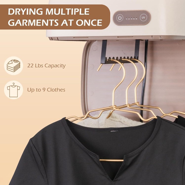 Dyna-Living Portable Clothes Dryer, Portable Dryer for Apartment, RV, Home,Travel, Compact Foldable Mini Electric Laundry Dryer Machine with Dryer Bag for Clothes, Underwear,Baby Clothes