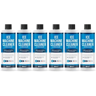 Ice Machine Cleaner and Descaler 16 fl oz Descaler | Ice Maker Cleaner Compatible with All Major Brands (Scotsman, KitchenAid, Affresh, Opal, Manitowoc) (6 pack)