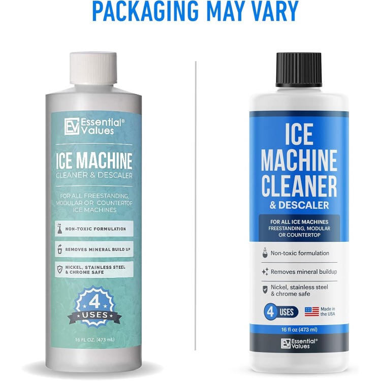 Ice Machine Cleaner and Descaler 16 fl oz Descaler | Ice Maker Cleaner Compatible with All Major Brands (Scotsman, KitchenAid, Affresh, Opal, Manitowoc) (6 pack)