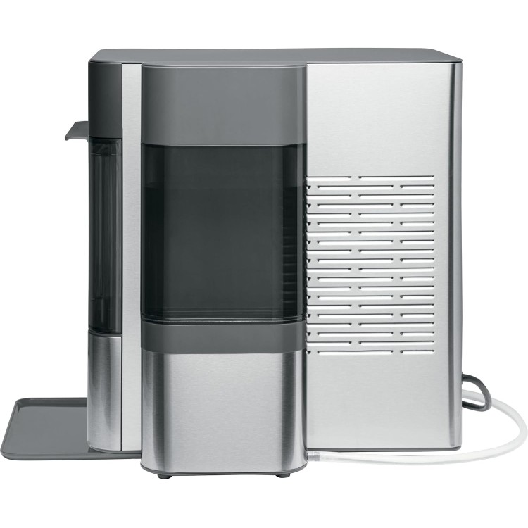 GE Profile Opal | Side Tank for 2.0 Opal Nugget Ice Maker | Easy Attachment to Opal Ice Machine | 0.75-Gallon Tank | Allows for 3X More Ice Before Refill | Stainless Steel (P4AAKASSPSS)