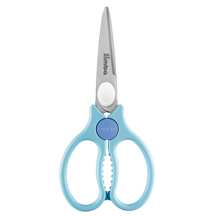 Simba Premium Portable Safety Food Scissors (Blue)