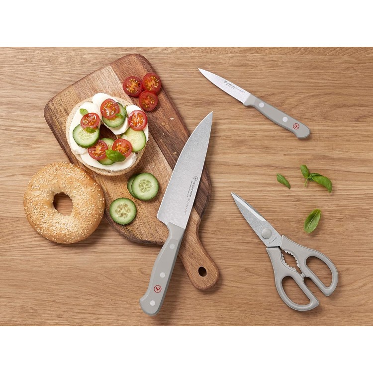 WÜSTHOF Kitchen Scissors 8 Overall Length, Grey