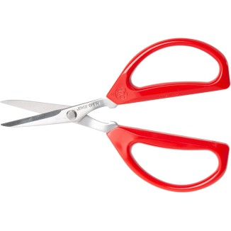 Joyce Chen Original Unlimited Kitchen Scissors All Purpose Kitchen Shears With Comfortable Handles, Red