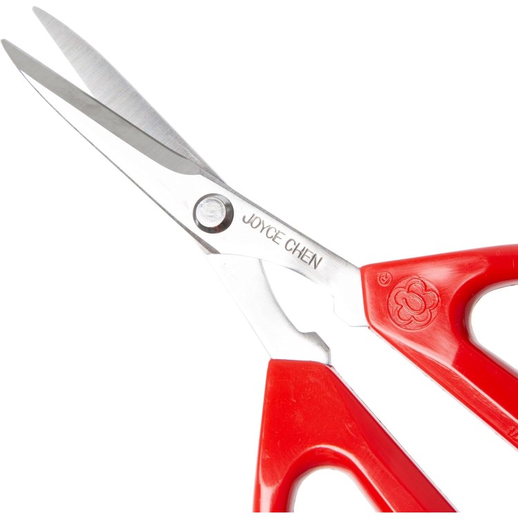 Joyce Chen Original Unlimited Kitchen Scissors All Purpose Kitchen Shears With Comfortable Handles, Red