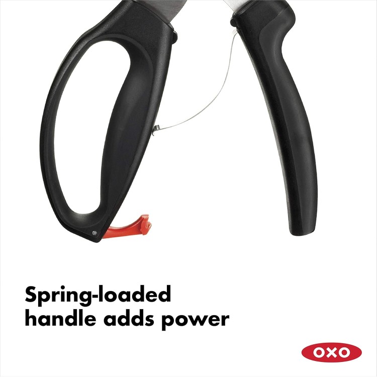 OXO Good Grips Spring-Loaded Poultry Shears, Black