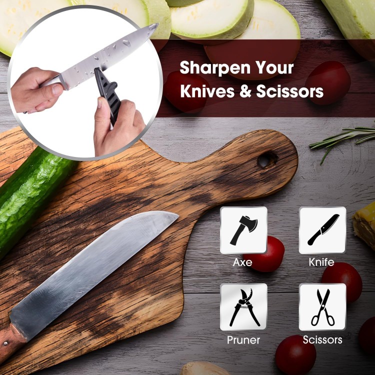 DUROX Kitchen Scissors – Come-Apart Multipurpose Kitchen Shears with Scissors Sharpener on Cap, Detachable Stainless Steel Utility Cooking Scissors for food, herbs, meat, seafood,vegetables.