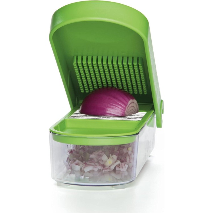 Progressive International GOC-310 Onion Chopper Green/White, Standard