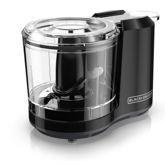 BLACK+DECKER 1.5-Cup Electric Food Chopper, One Touch Pulse, 150W Motor, Stay-Sharp Blade, Dishwasher Safe