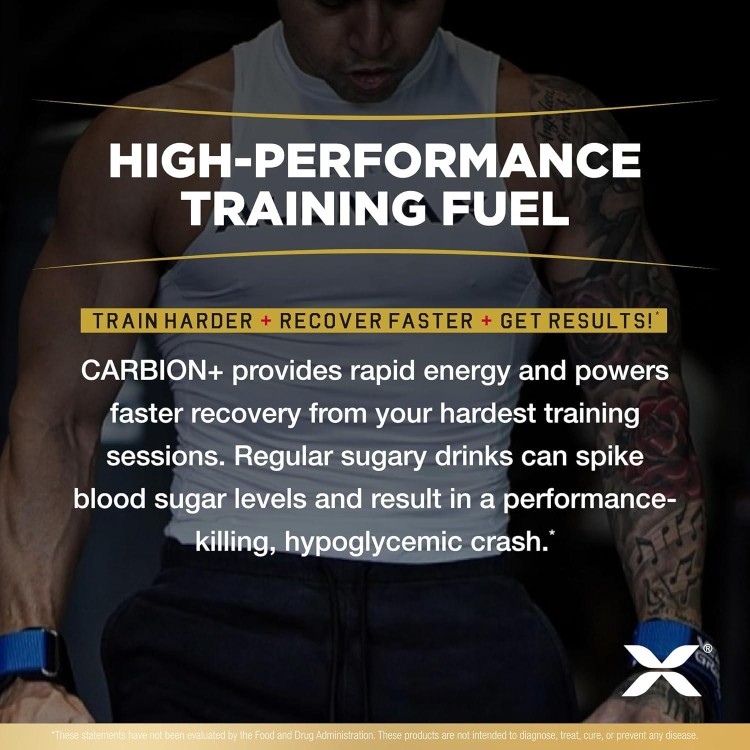 ALLMAX Nutrition Carbion+, Maximum Strength Electrolyte and Hydration Energy Drink, Blue Ice, 870g