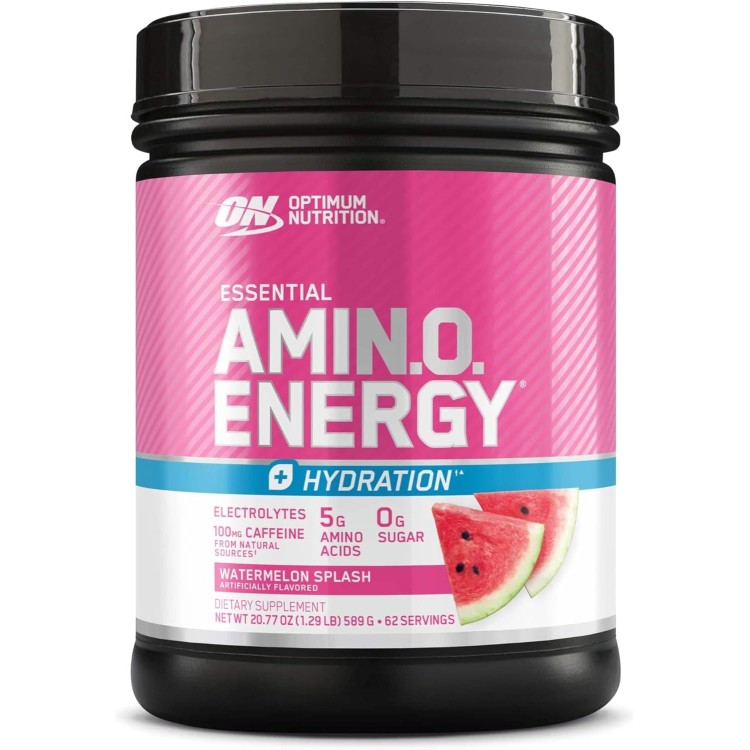 Optimum Nutrition Amino Energy + Hydration, Watermelon Splash, 62 Servings