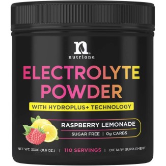 Keto Electrolytes Powder No Sugar - Zero Carb & Zero Calorie Electrolyte Drink Mix - Sugar Free Electrolytes for Hydration Powder - Fasting Electrolytes Raspberry Lemonade Flavor