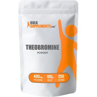 BulkSupplements.com Theobromine Powder - Theobromine Supplement, Nootropic Supplement - Energy Support, Gluten Free, 400mg per Serving, 250 Servings, 100g (3.5 oz) (Pack of 1)