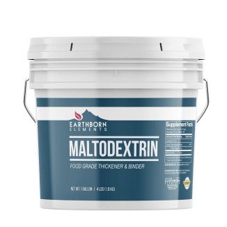 Earthborn Elements Maltodextrin (1 Gallon) Water Soluble, Complex Carbohydrate for Workout Shakes, No Artificial Color or Flavor