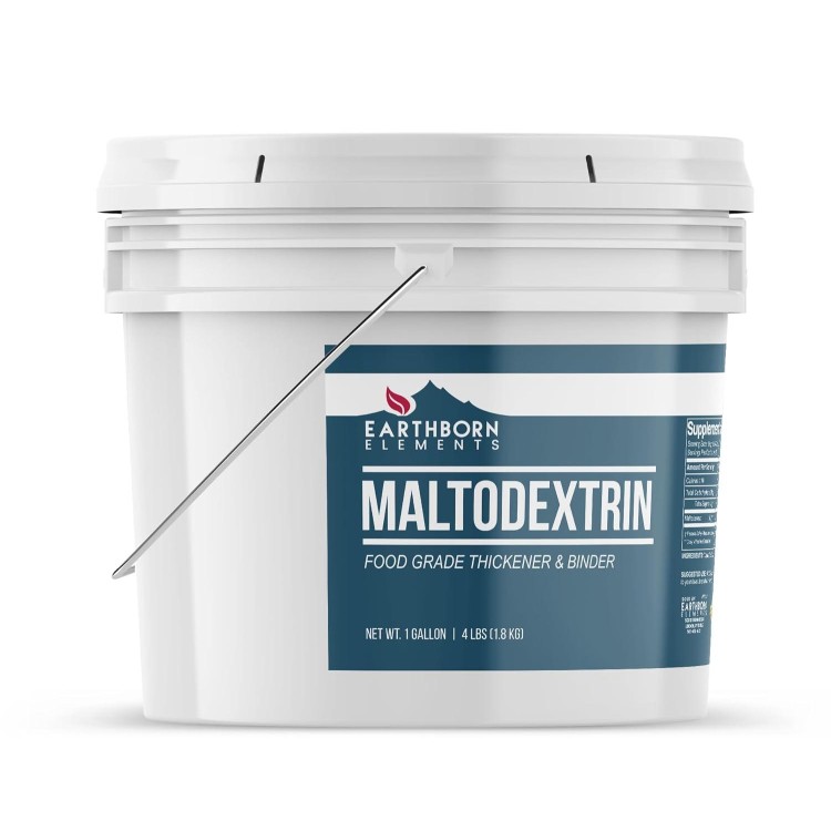 Earthborn Elements Maltodextrin (1 Gallon) Water Soluble, Complex Carbohydrate for Workout Shakes, No Artificial Color or Flavor