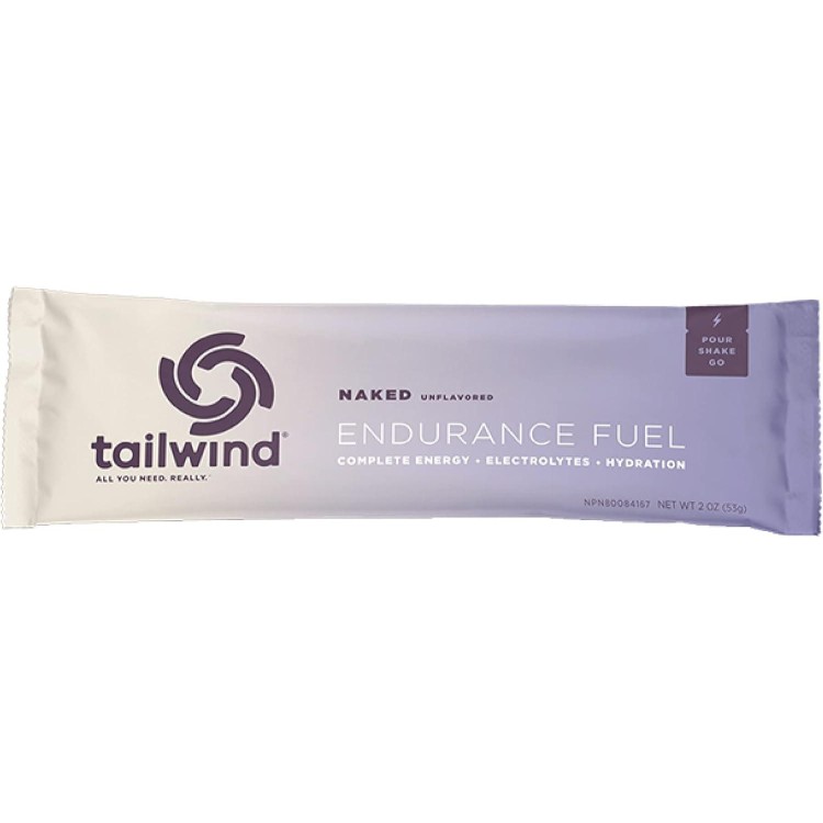 Tailwind Nutrition Endurance Fuel, Sports Drink Powder Single Serving with Electrolytes, Non-GMO, Free of Soy, Dairy, and Gluten, Vegan-Friendly, Naked Unflavored, Pack of 12