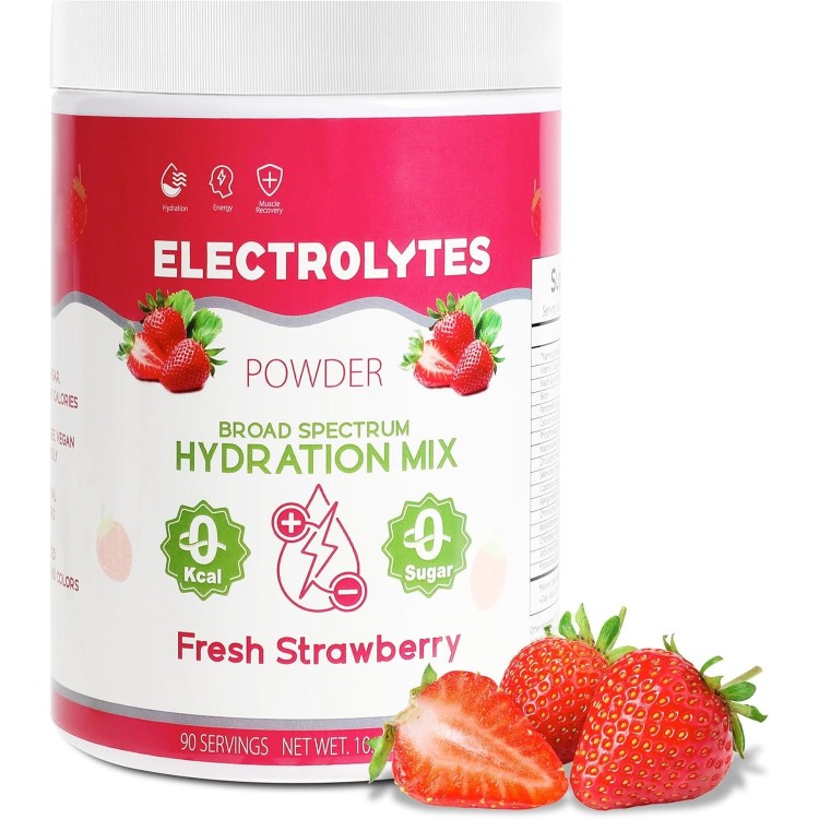 Electrolytes Powder No Sugar - No Flavor Hydrate Electrolyte Powder Replenisher Daily Electrolyte Drink Mix, Keto Friendly, Vegan, Non-GMO, Flavorless Hydration Powder Electrolytes - 90 Servings