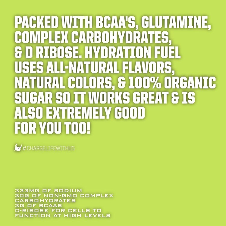 Ryno Power Hydration Fuel Electrolyte Drink Mix 2lb (20 Servings) 'Lemon Lime' - Advanced Electrolyte Formula + BCAA's - Gluten Free - Sustained Energy and Muscle Recovery