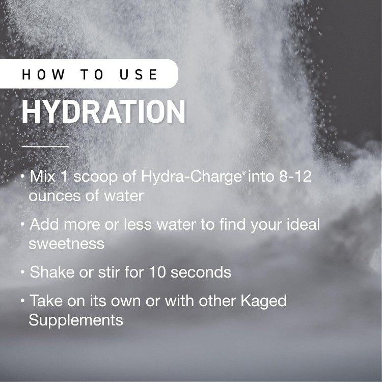 Kaged Electrolyte Hydration Powder | Hydracharge Pink Lemonade | Sports Drink for Men and Women | Pre, Post, Intra Workout Supplement | 60 Servings