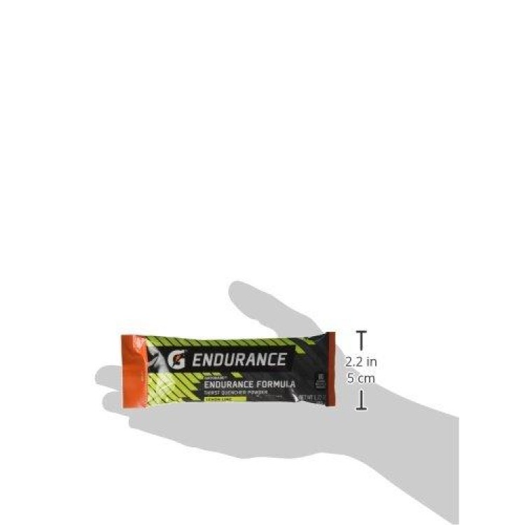 Gatorade Endurance Formula Powder Sticks, Lemon Lime, 1.72 oz. Packs, 12 Count