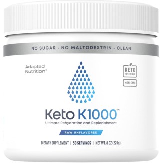 Hi-Lyte Keto K1000 Electrolyte Powder | Unflavored | Hydration Supplement Drink Mix | Boost Energy & Beat Leg Cramps | No Sugar, No Stevia, No Maltodextrin | 50 Servings