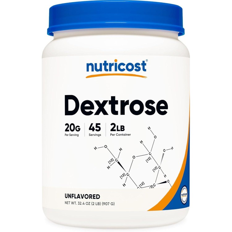 Nutricost Dextrose Powder 2 LBS - Non-GMO, Gluten Free