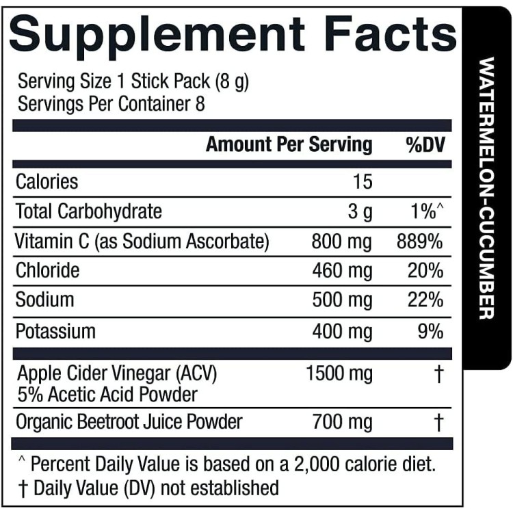 Essential Elements Hydration Packets - Electrolytes Powder Packets Sugar Free - 24 Stick Packs of Electrolytes Powder No Sugar - Electrolyte Water Drink Mix with ACV & Vitamin C - Variety Pack