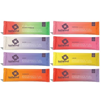 Tailwind Grab-and-Go Endurance Fuel Single Serve Assorted Flavors (Pack of 8) - Hydration Drink Mix with Electrolytes, Carbohydrates - Non-GMO, Gluten-Free, Vegan, No Soy or Dairy