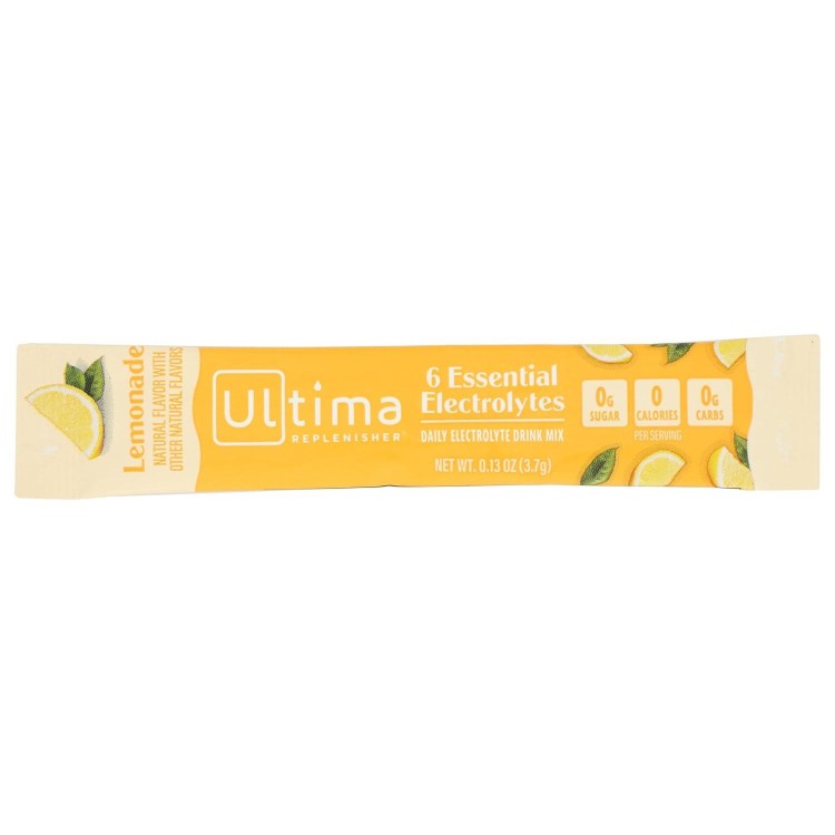 ULTIMA REPLENISHER Lemonade Electrolyte Drink Mix Single, 0.13 OZ