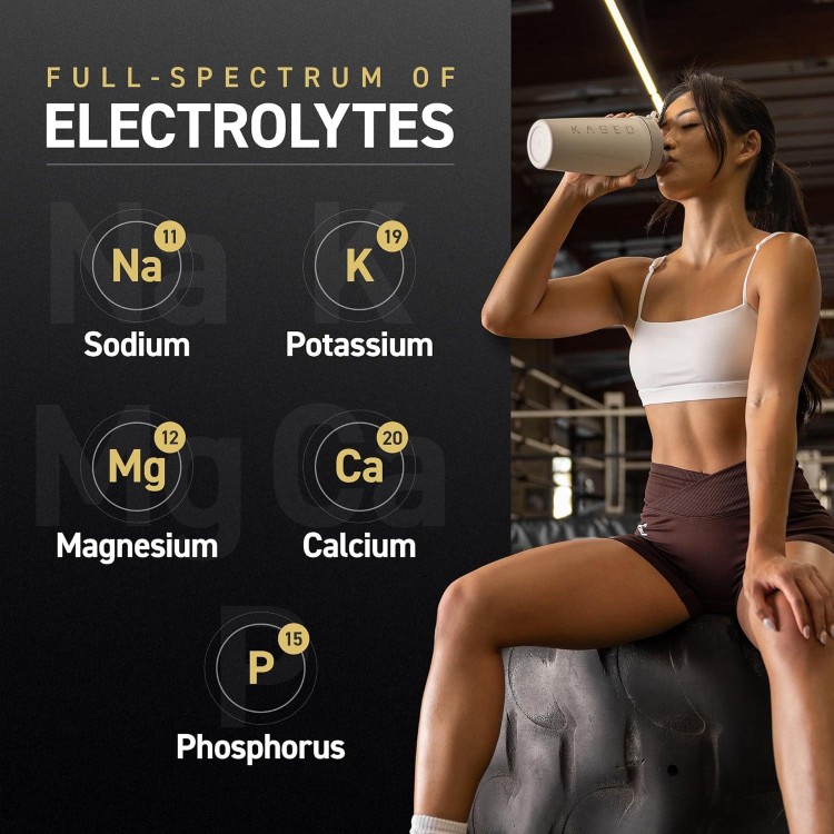 Kaged Electrolytes, Hydration Elite, Premium Electrolyte Powder Supplement, Intra Workout, Post Workout, Lemon Lime, 30 Servings