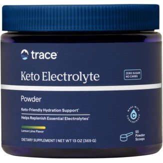 Trace Minerals | Keto Electrolyte Powder Drink Mix | Sugar Free | Promotes Energy and Endurance | Gluten Free, Vegan | Natural Lemon Lime | 55 Servings