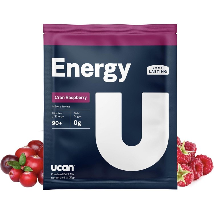 UCAN Energy Powder, Cran-Raz, Keto, Sugar-Free Pre & Post Workout for Men & Women, Non-GMO, Vegan, Gluten-Free, Great for Runners, Gym-Goers and High Performance Athletes (12 Servings, 25g)