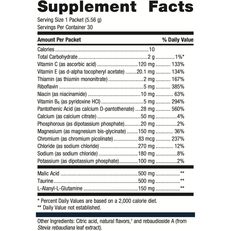 Metagenics Endura - Electrolyte Balance Supplement Powder - Hydrating Packets - with Ascorbic Acid & Calcium - Non-GMO, Gluten-Free & Vegetarian - Lemonade Flavor - 30 Packets (0.2 oz Each)