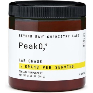 BEYOND RAW Chemistry Labs Peak 02 Powder | Provides Endurance During Workouts | 30 Servings