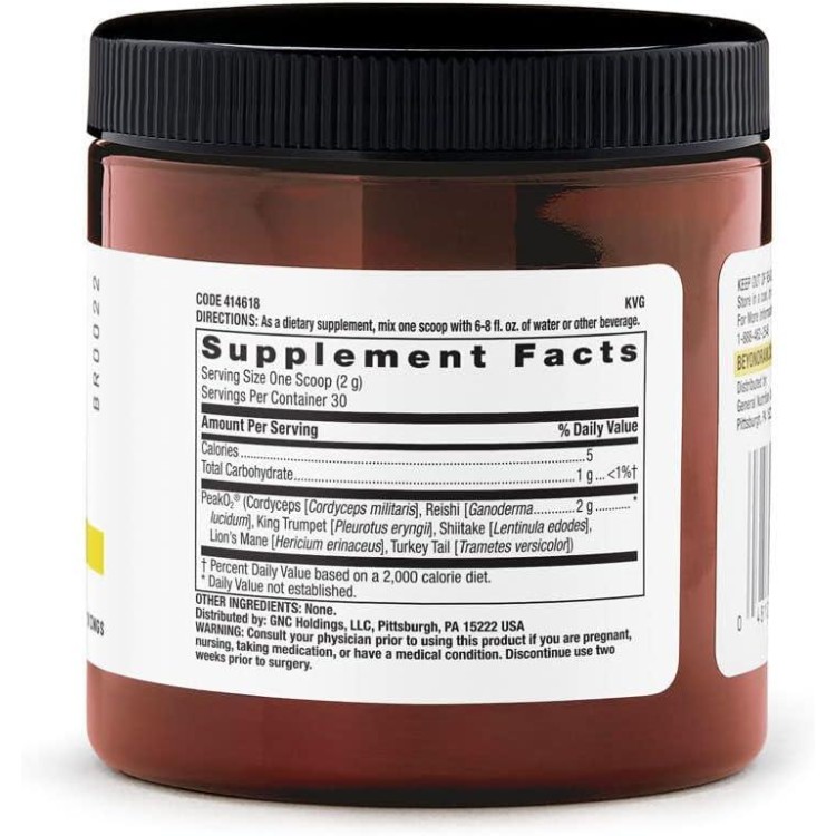 BEYOND RAW Chemistry Labs Peak 02 Powder | Provides Endurance During Workouts | 30 Servings