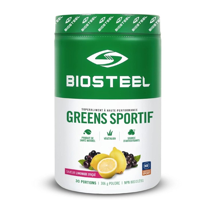 BIOSTEEL Greens Sport Superfood Acai Lemonade, 306 GR