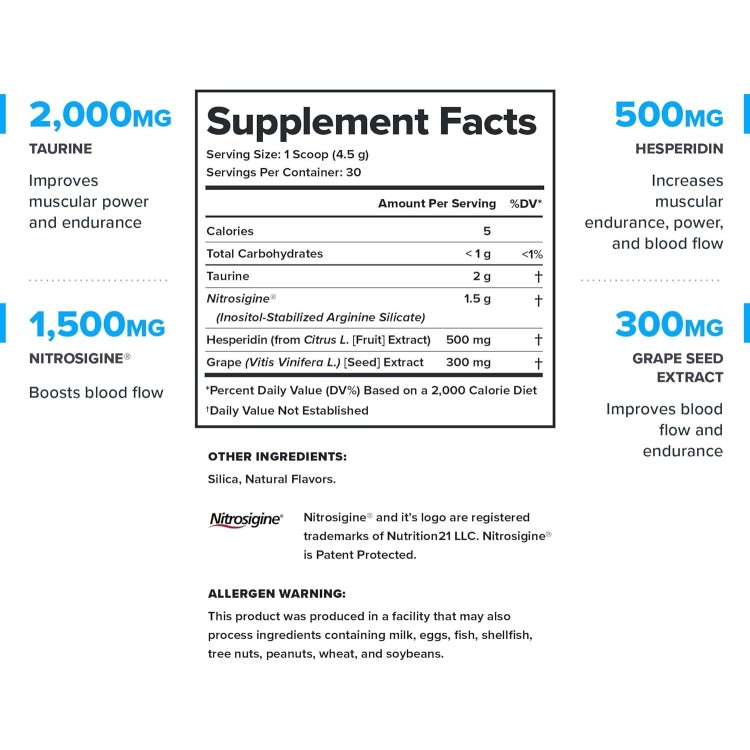 LEGION Pre Workout Pump - Arginine Supplement Boosts Nitric Oxide Production - Nitric Oxide Booster Helps Increase Strength & Stamina, Promotes Enhanced Muscular Efficiency (Unflavored, 30 Servings)